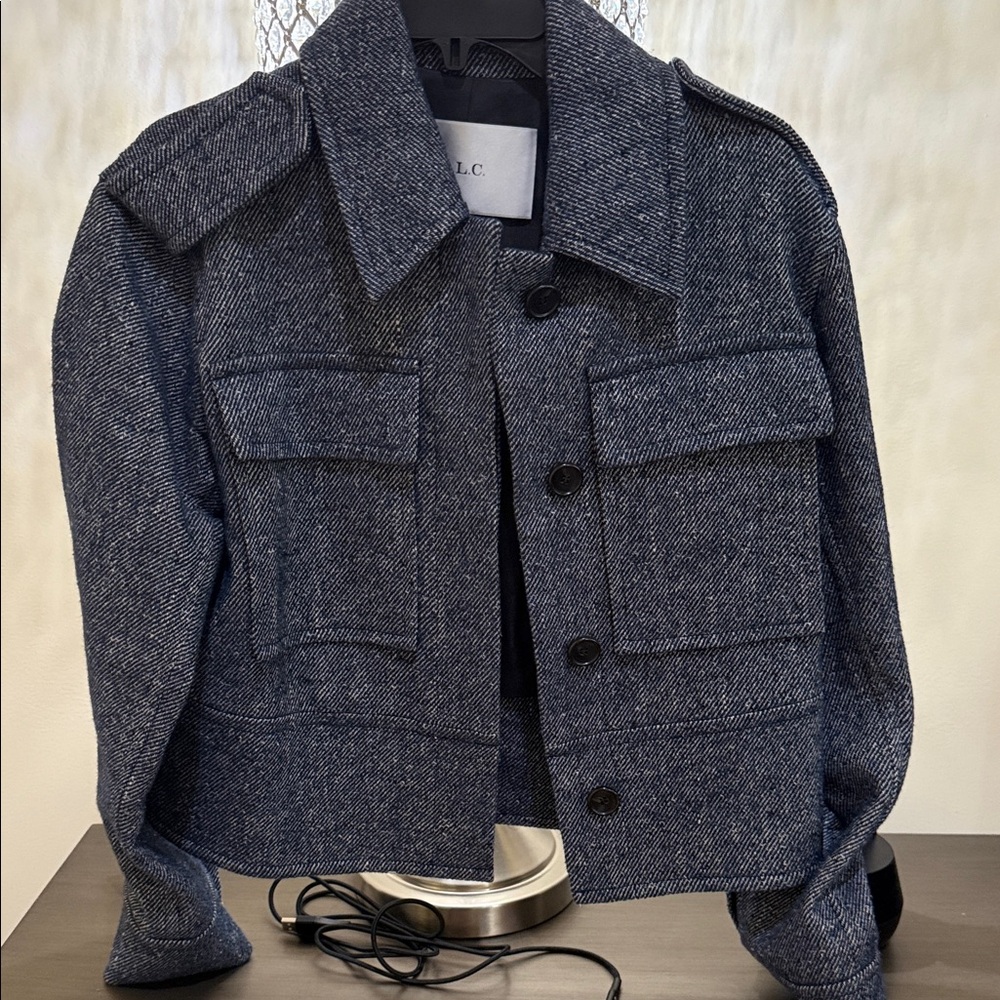 A.L.C. Charcoal Military Jacket